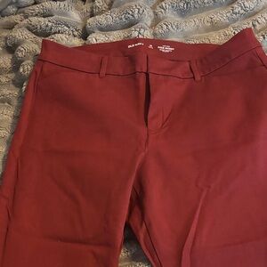 Old Navy Women's Burgundy Skinny Pants